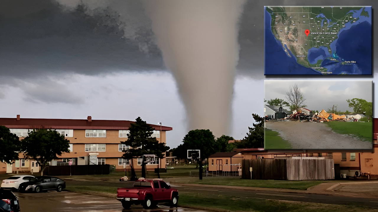 Oklahoma’da Hortum Krizi: Evler Yıkıldı, Hava Üssü Kapatıldı